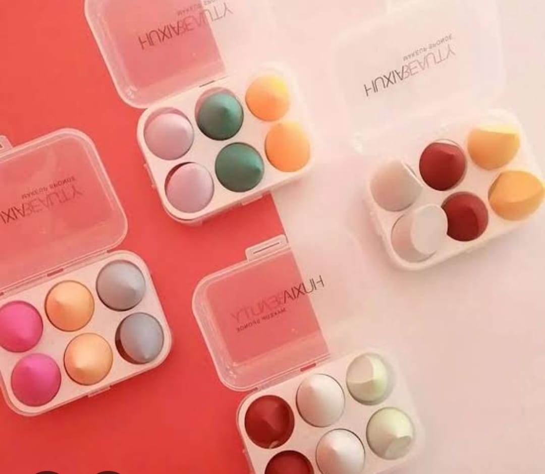 Powder Puff Beauty Cosmetics Blender Full Pack