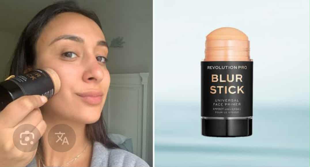 Revolution blur stick face primer soft and smooth texture