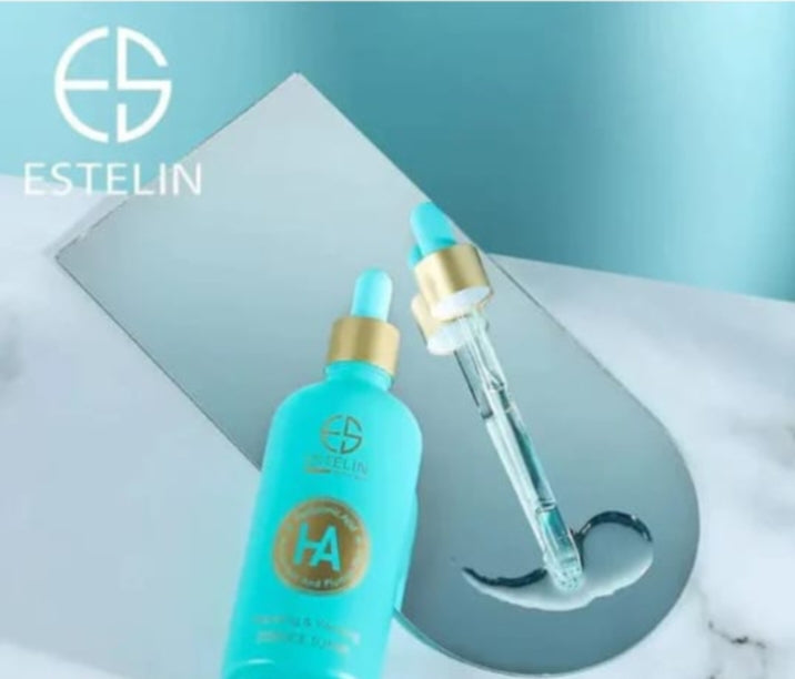 ESTELIN whitening day and night cream with serum and lotion combo kit