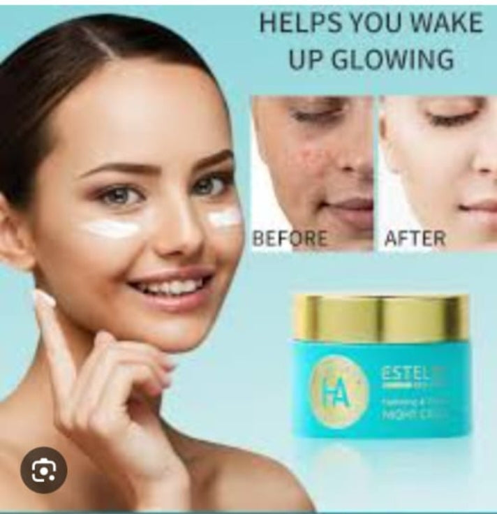 ESTELIN whitening day and night cream with serum and lotion combo kit