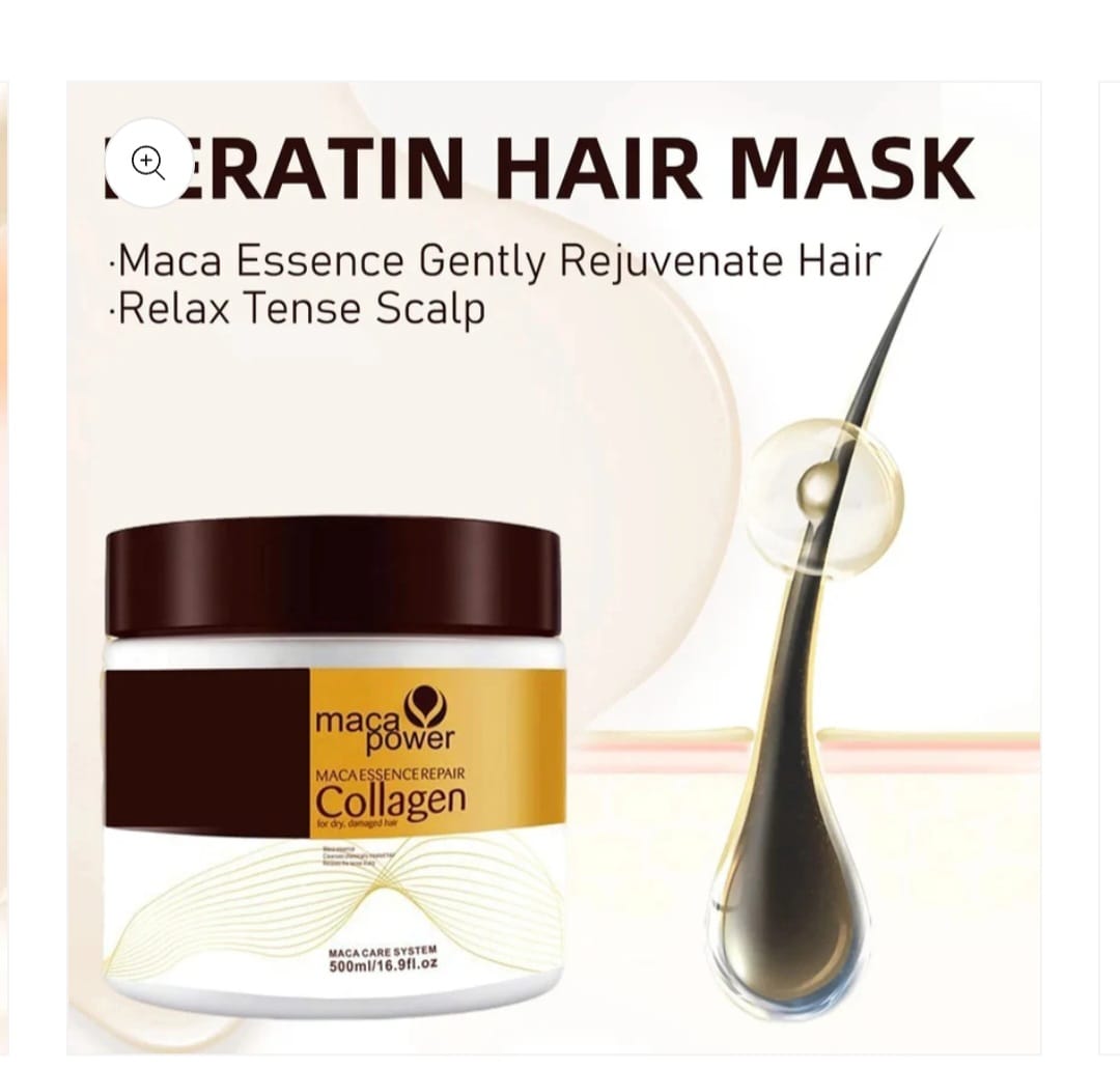 Keratein hair mask meca power collagen 500 grams