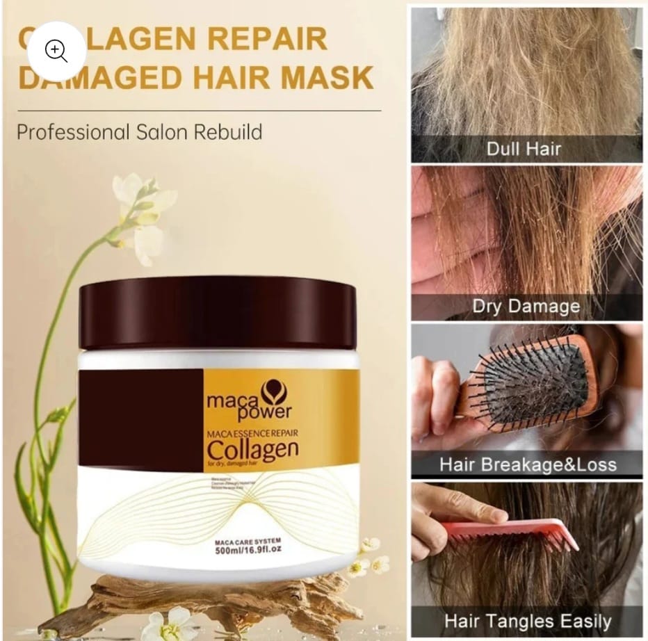 Keratein hair mask meca power collagen 500 grams