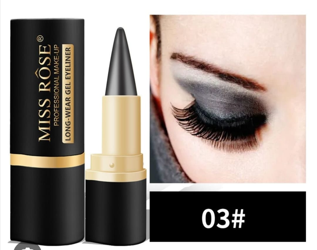 Fancy silver creamy Rich Black and white Kajal