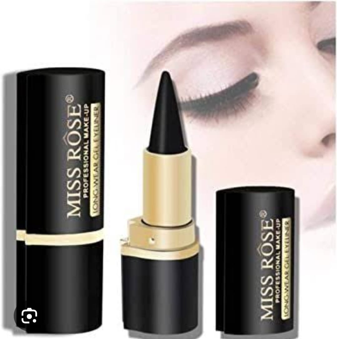 Fancy silver creamy Rich Black and white Kajal