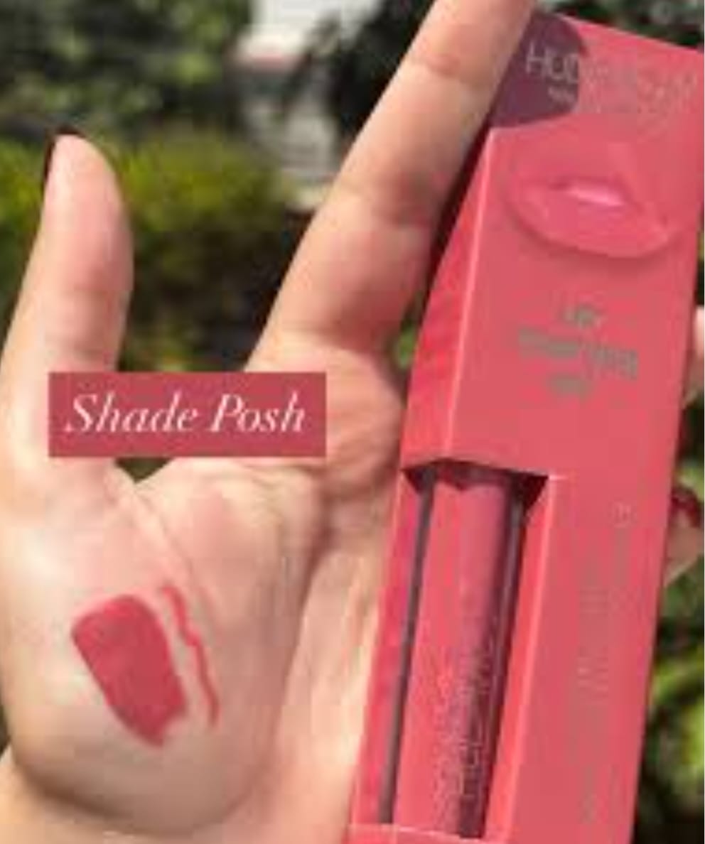 Hudamoji Ultra Matte Finish Lip Gloss And Lip Liner Lip Contour Set