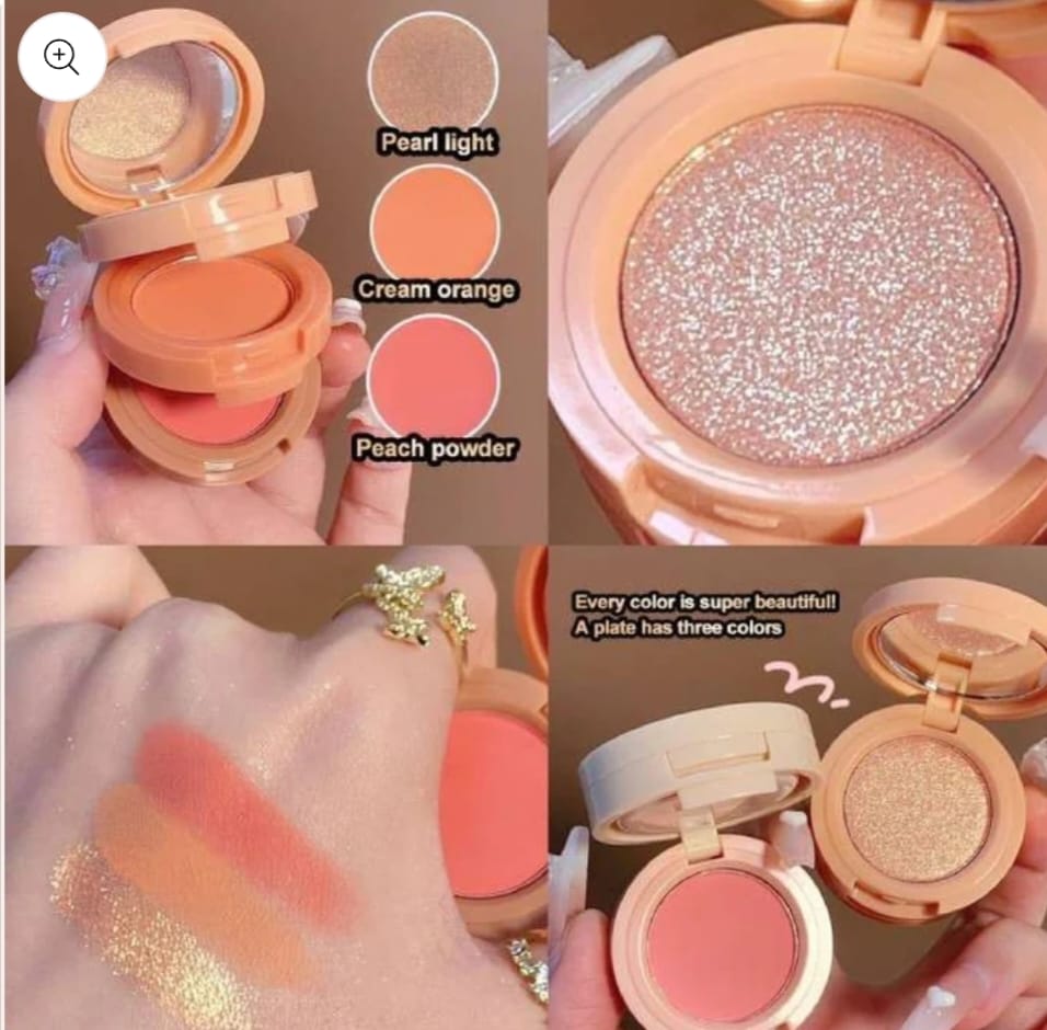 3 In 1 Highlighter & Blusher (Hudamoji)