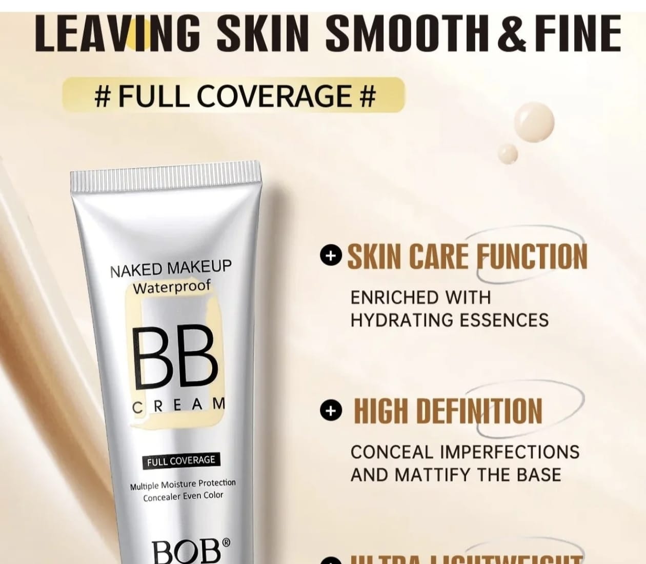 Bob BB Cream Waterproof