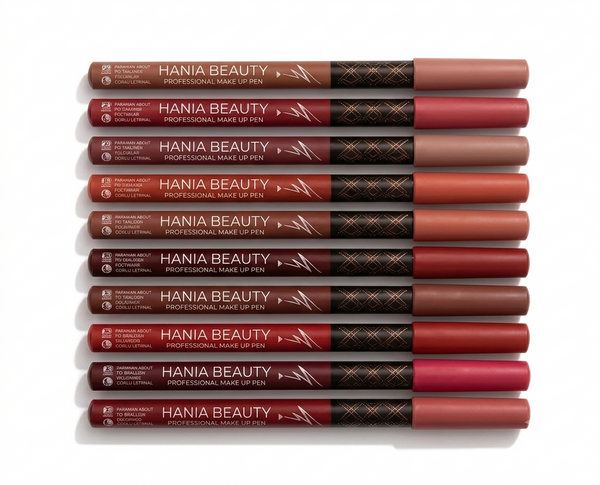 Hania Beauty Professional Lip Liner Pencils – Pack of 12