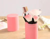 Makeup brushes pink organizer zorye brand