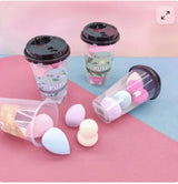 Set of 4 face makeup sponges
